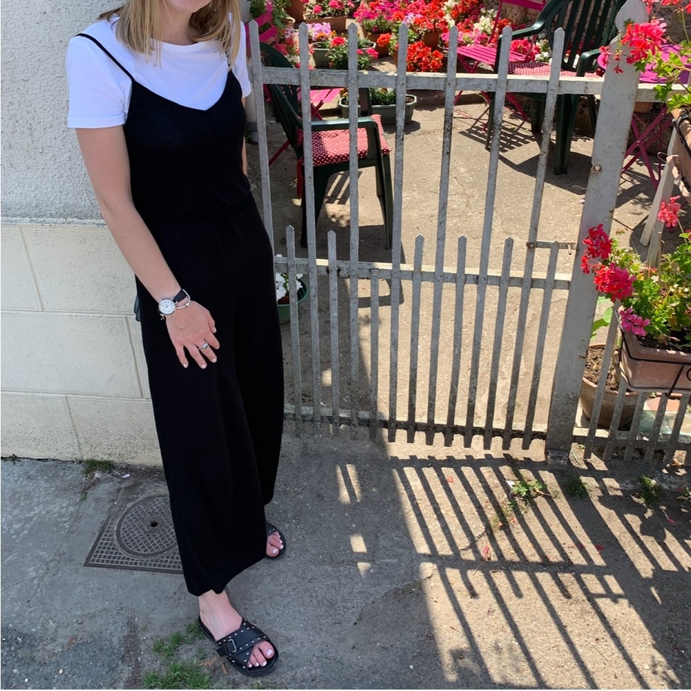 Black jumpsuit